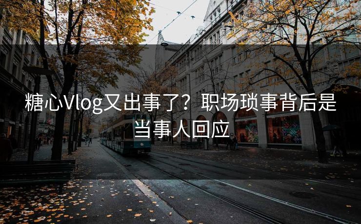 糖心Vlog又出事了？职场琐事背后是当事人回应